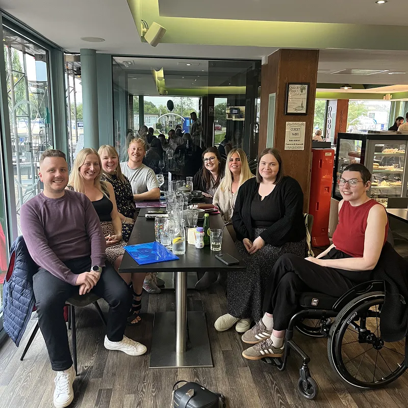 Group of people at an MS Together event