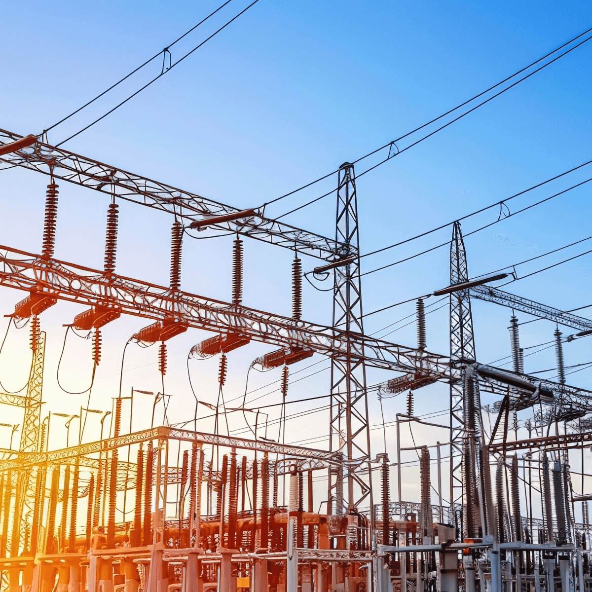 Image of a Substation to display that we partner with manufactures involved within the infrastructure and power system industry