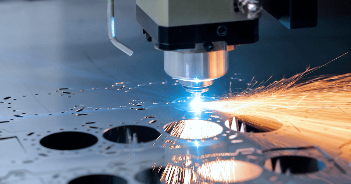 image of a CNC machine cutting metal