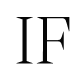 Black uppercase letters I and F on white background.