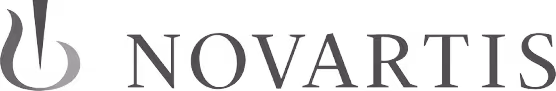 Logo firmy Novartis.