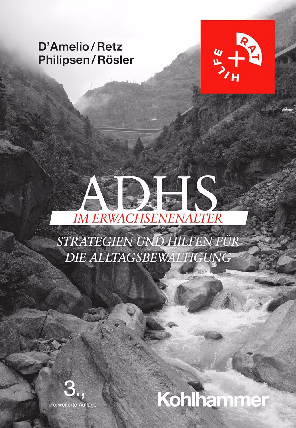 Buchcover: ADHS im Erwachsenenalter von D'Amelio, Retz, Philipsen und Rösler