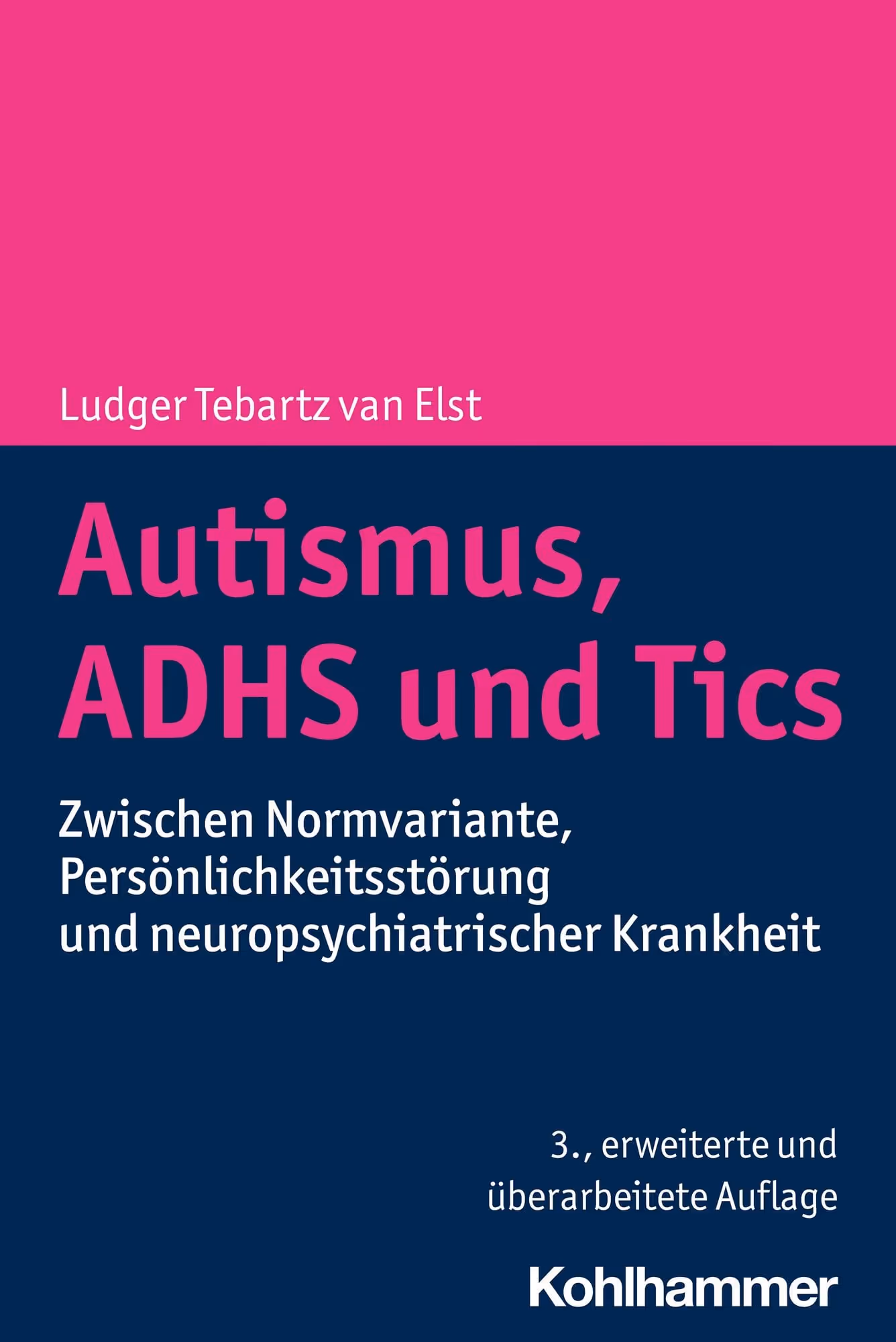 Buchcover: Autismus, ADHS und Tics von Ludger Tebartz van Elst