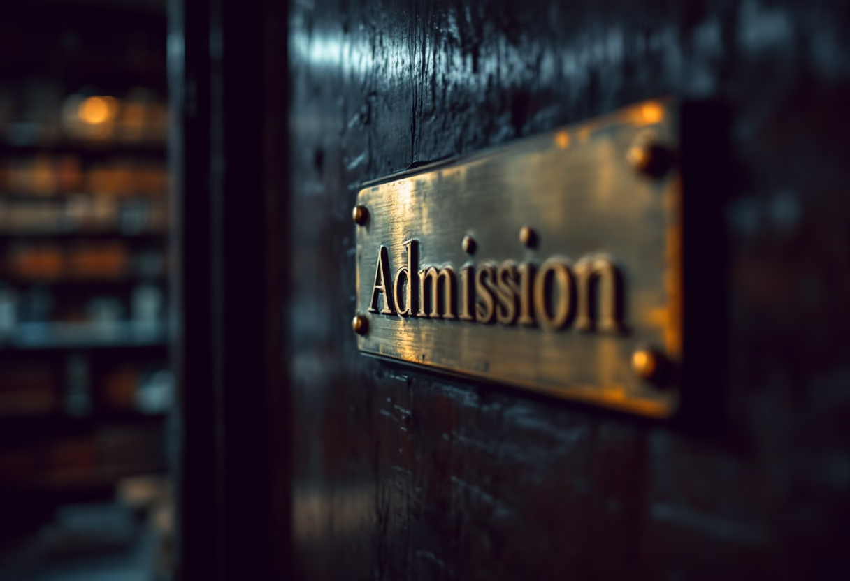 image of admission office (for a university)