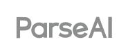ParseAI brand logo in gray font.
