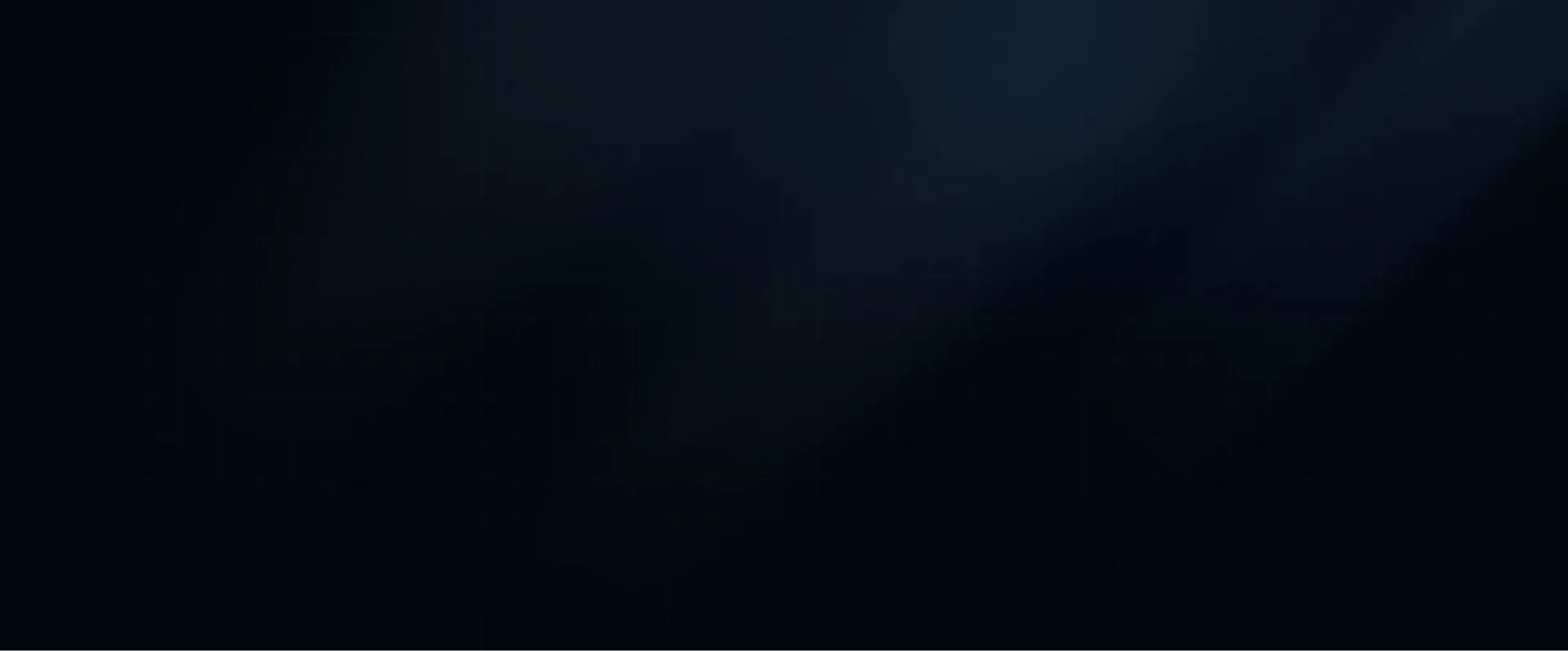 Dark blue abstract background with subtle gradient waves.