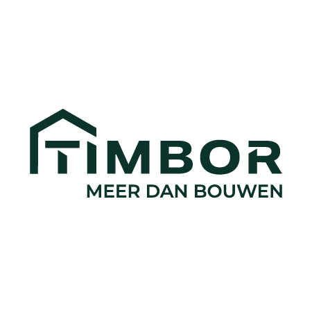 Timbor company logo with the tagline 'Meer dan bouwen'.