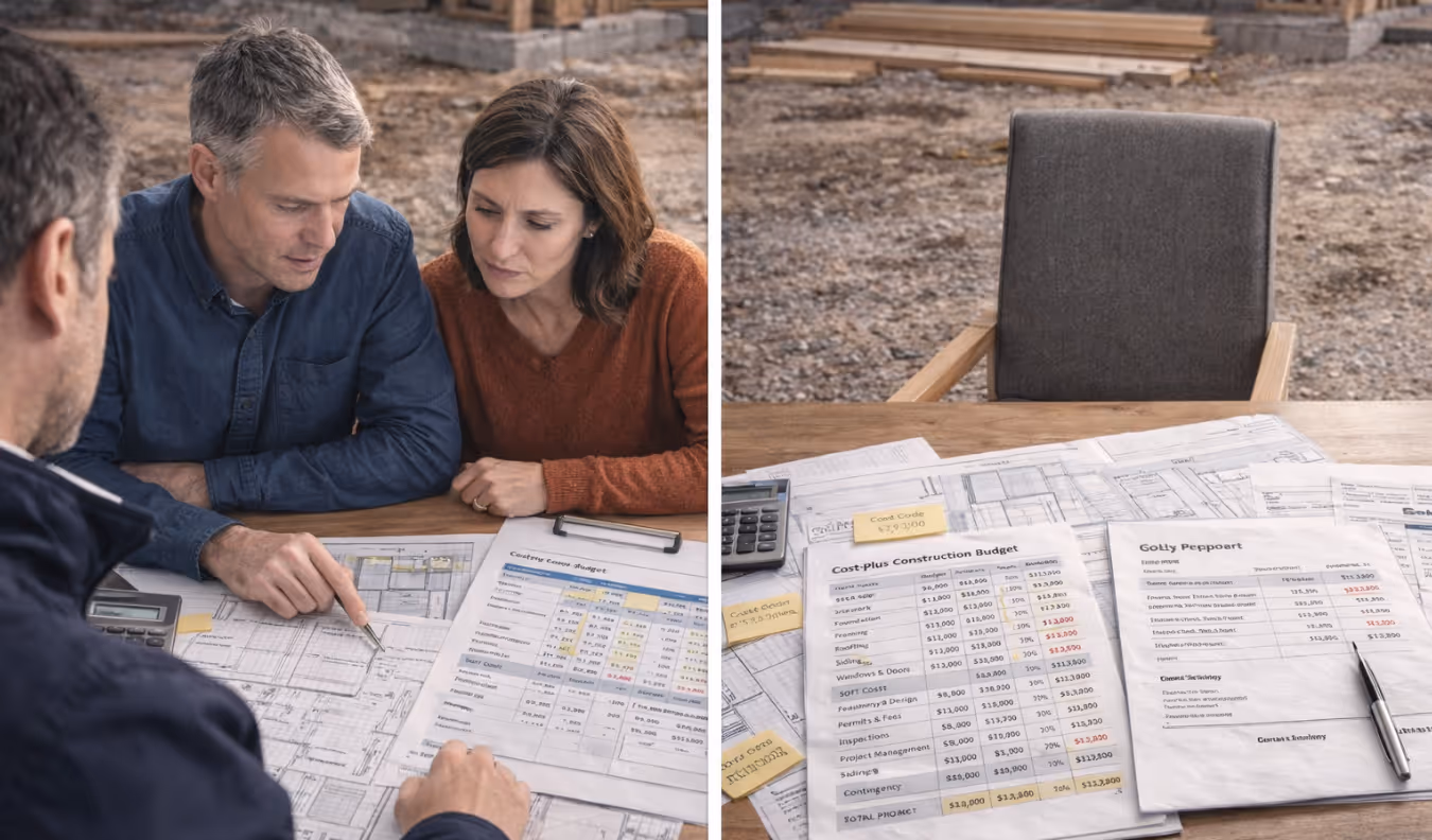 Comparison of engaged homeowner in construction process versus hands off approach