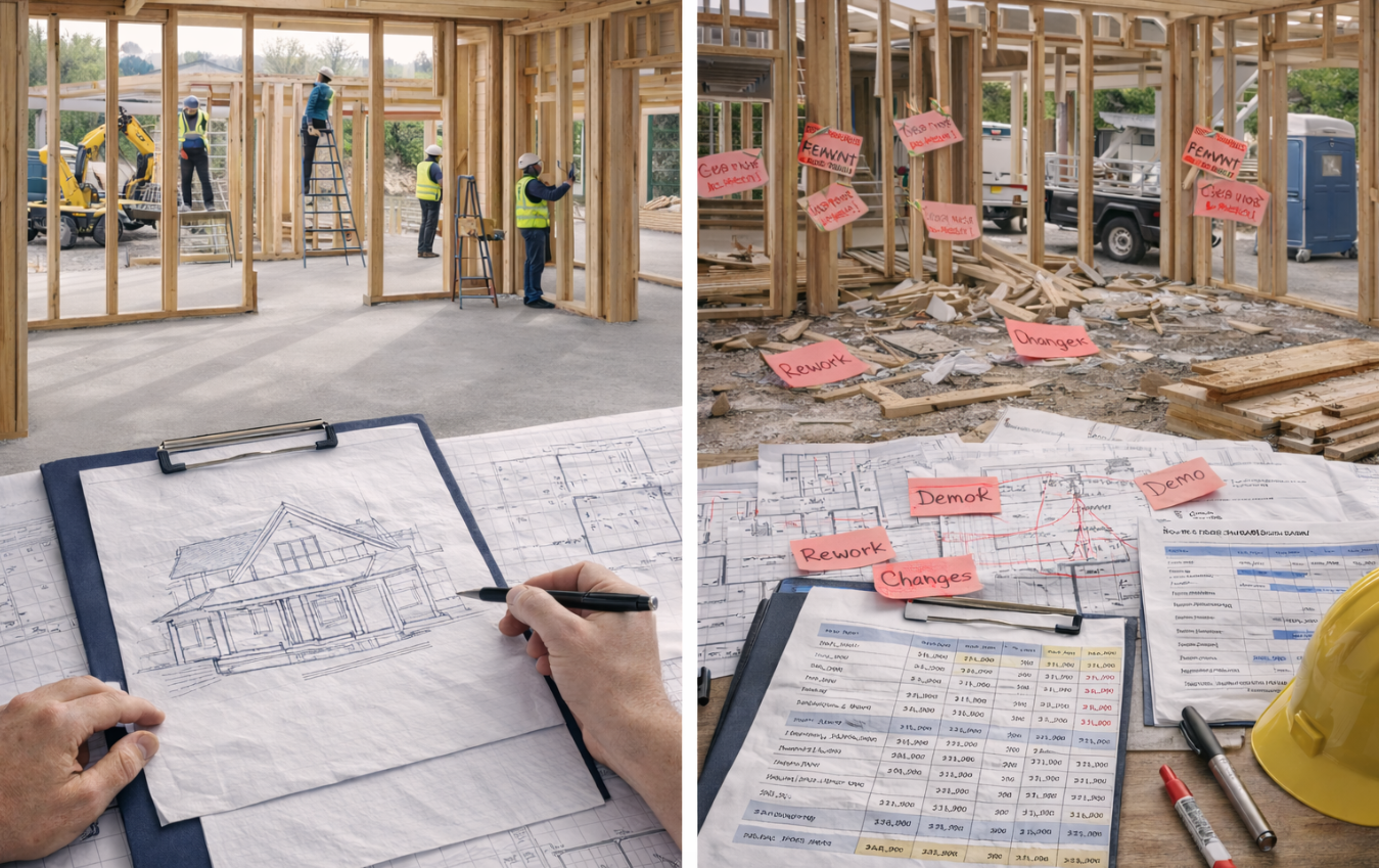 Impact of design decisions on construction cost schedule and jobsite coordination