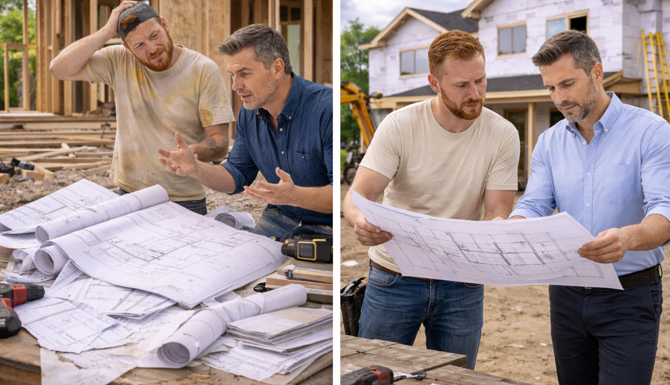 Construction risks from incomplete design drawings causing rework and delays