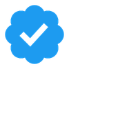 Verified social media account badge