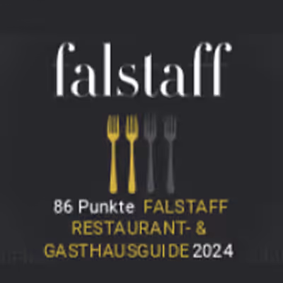Falstaff Restaurant- und Gasthausguide 2024 mit 86 Punkten und zwei goldenen Gabeln.
