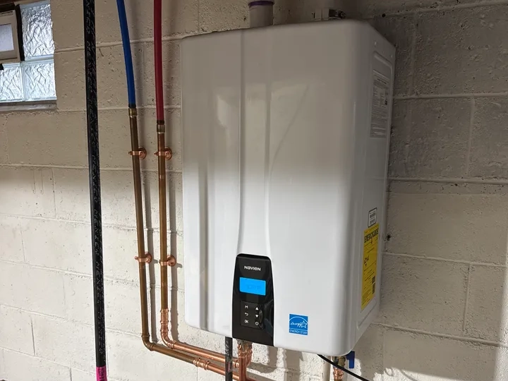 tankless water heater installed in Columbus, Ohio