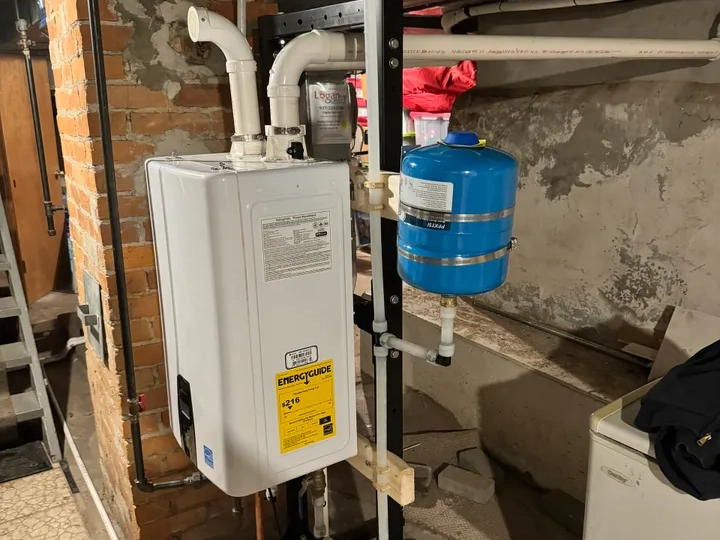 tankless water heater installation