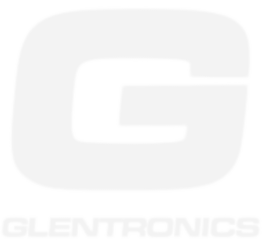 Glentronics company logo featuring a stylized letter G above the word GLENTRONICS.