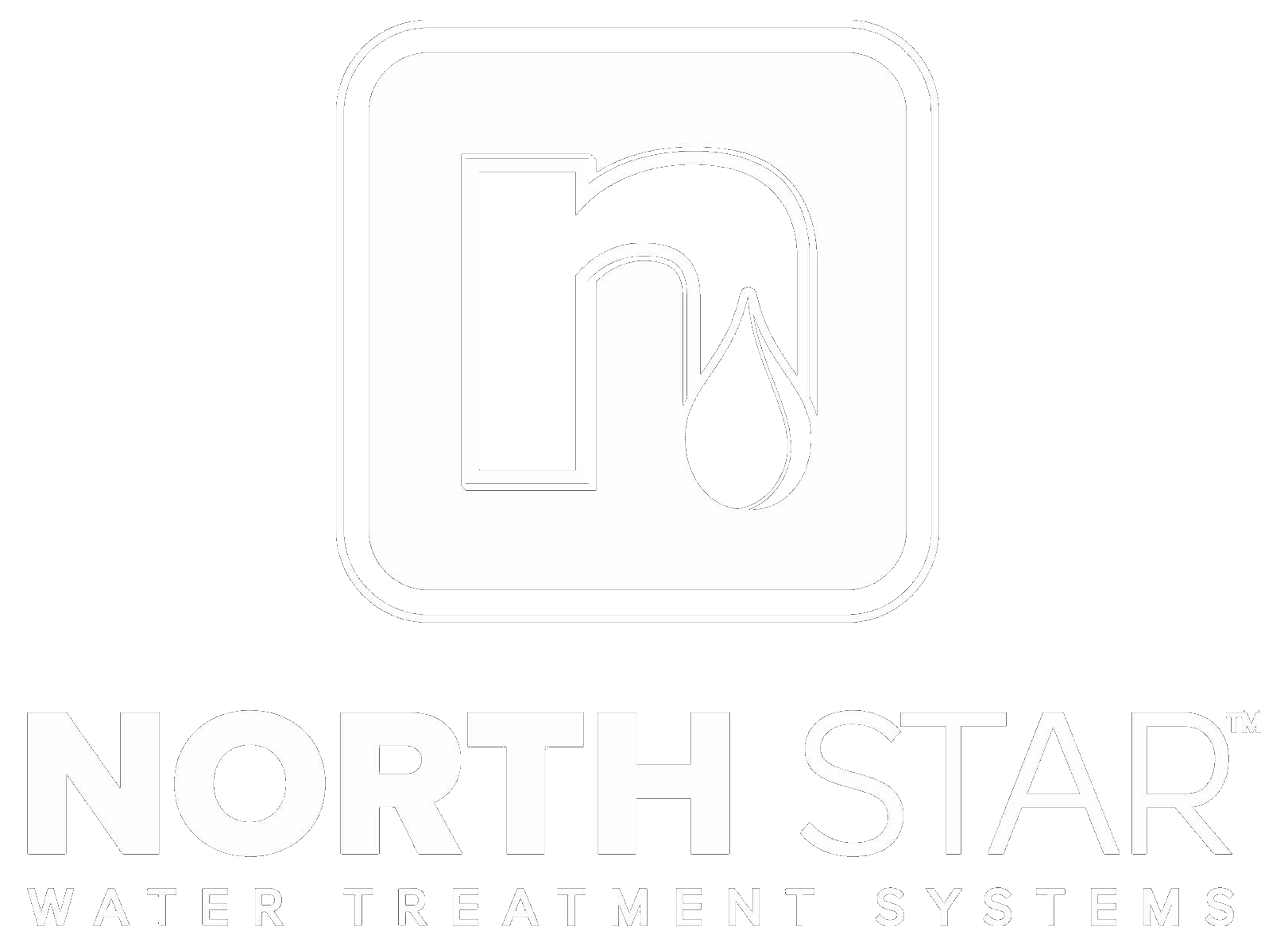 North Star Water Treatment Systems logo featuring a stylized lowercase 'n' with a water drop inside a rounded square.
