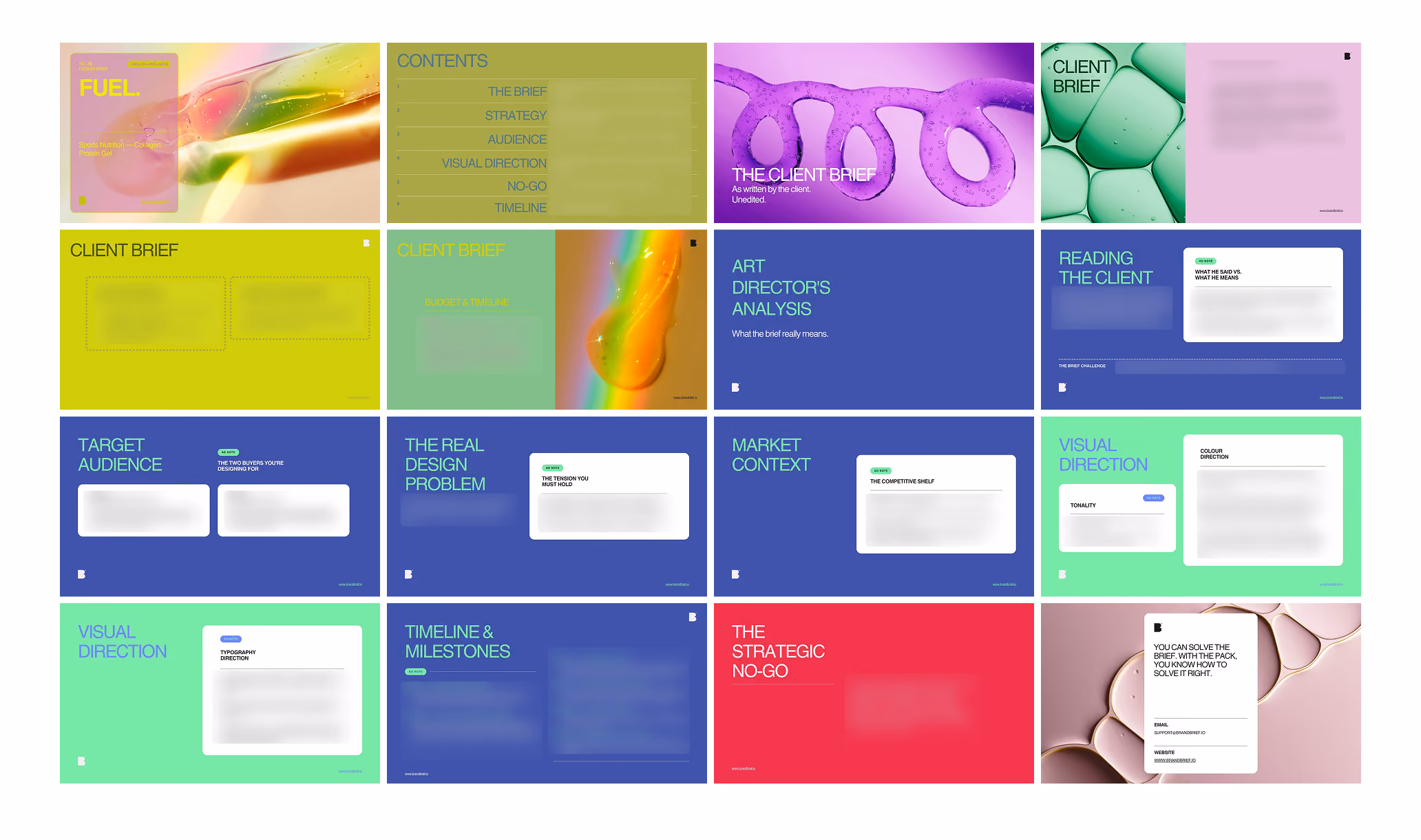 FUEL. Design Brief — Art Director Analysis, Competitive Landscape and Visual Direction