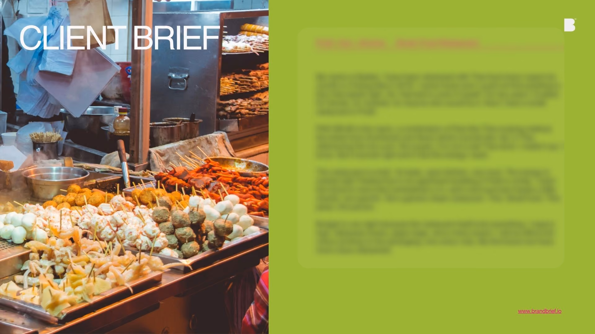 Thai Street Food, Visual Identity & Takeaway System