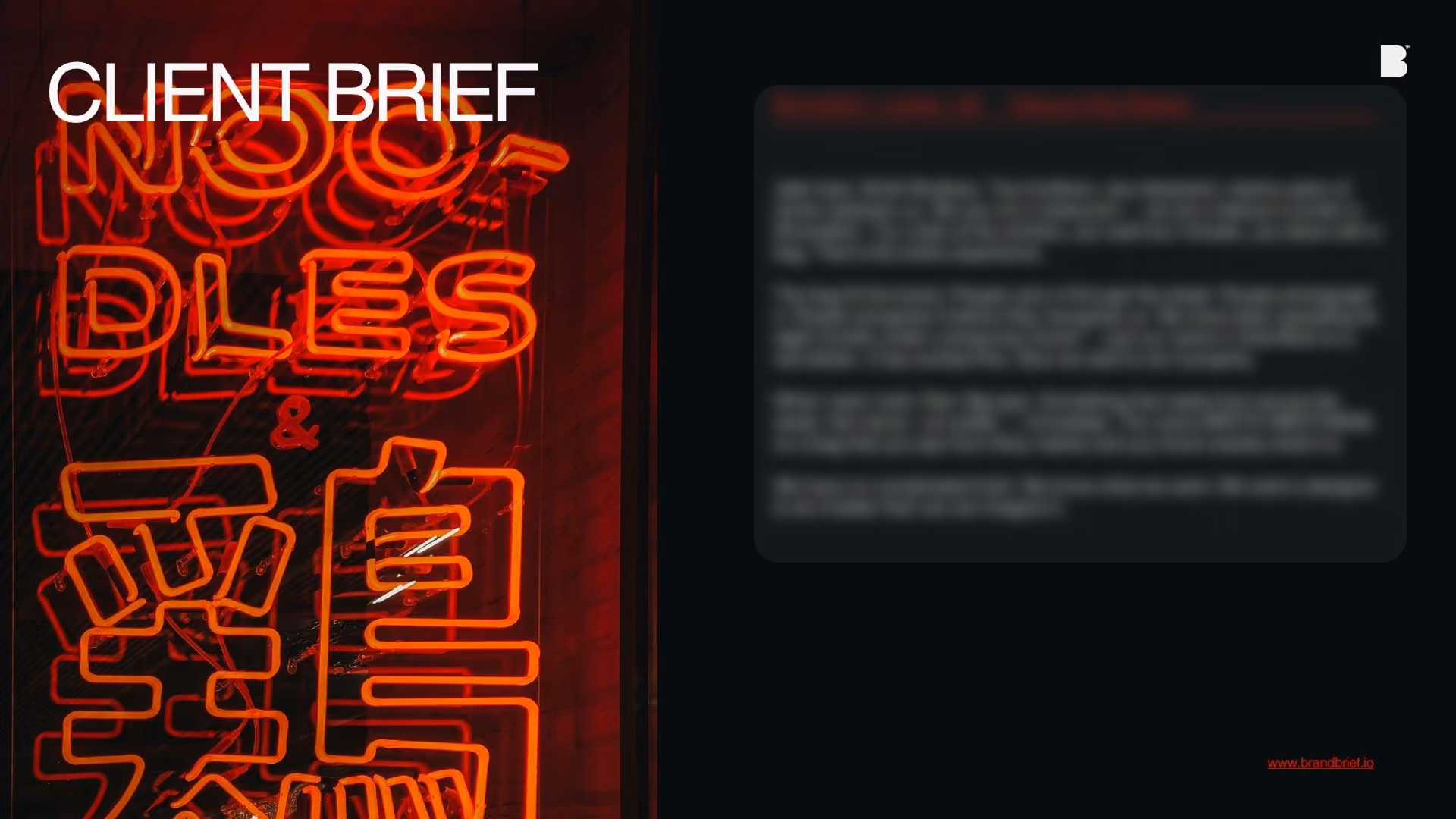 Takeout Ramen, Visual Identity & Takeaway System