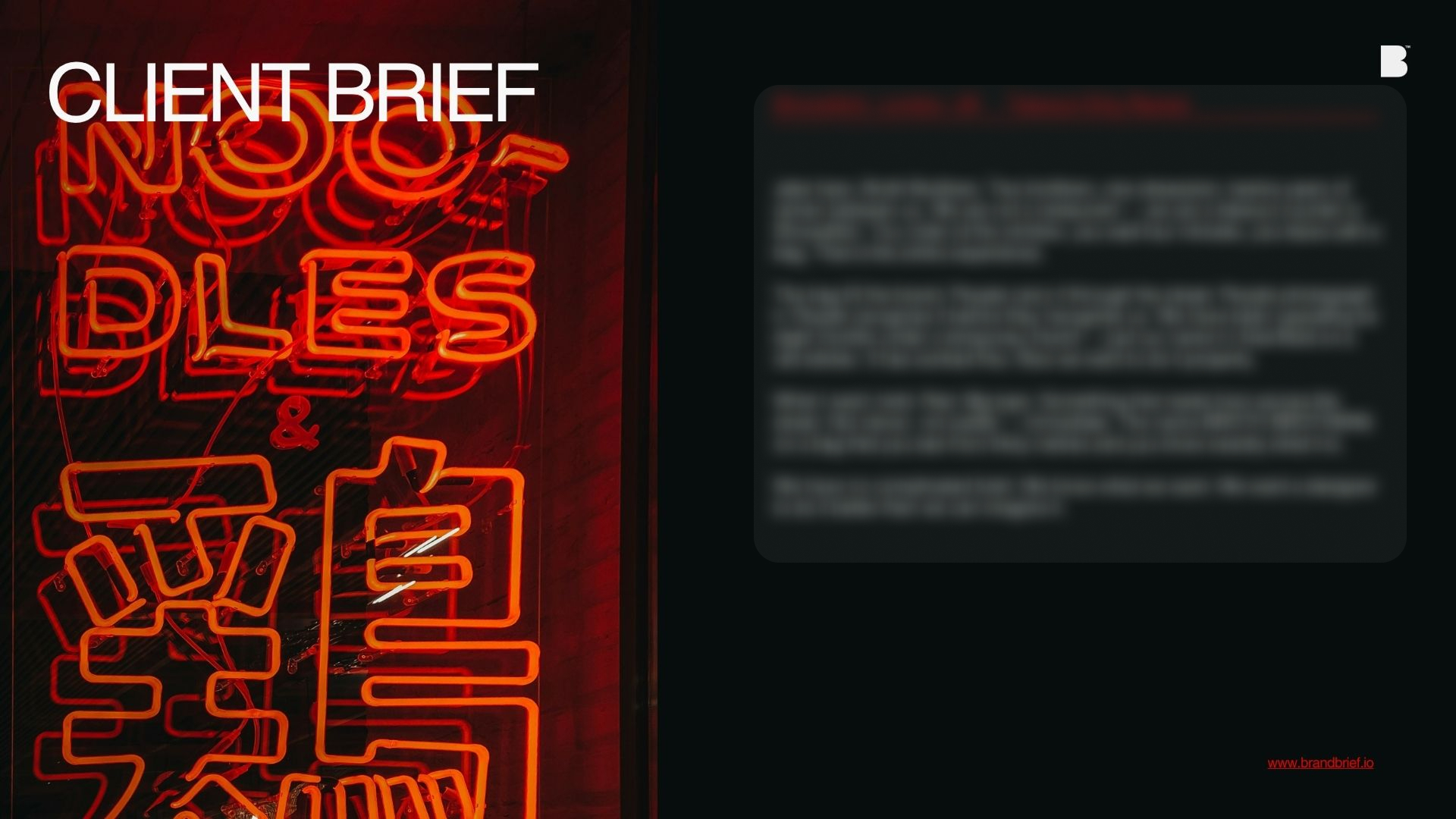 Takeout Ramen, Visual Identity & Takeaway System