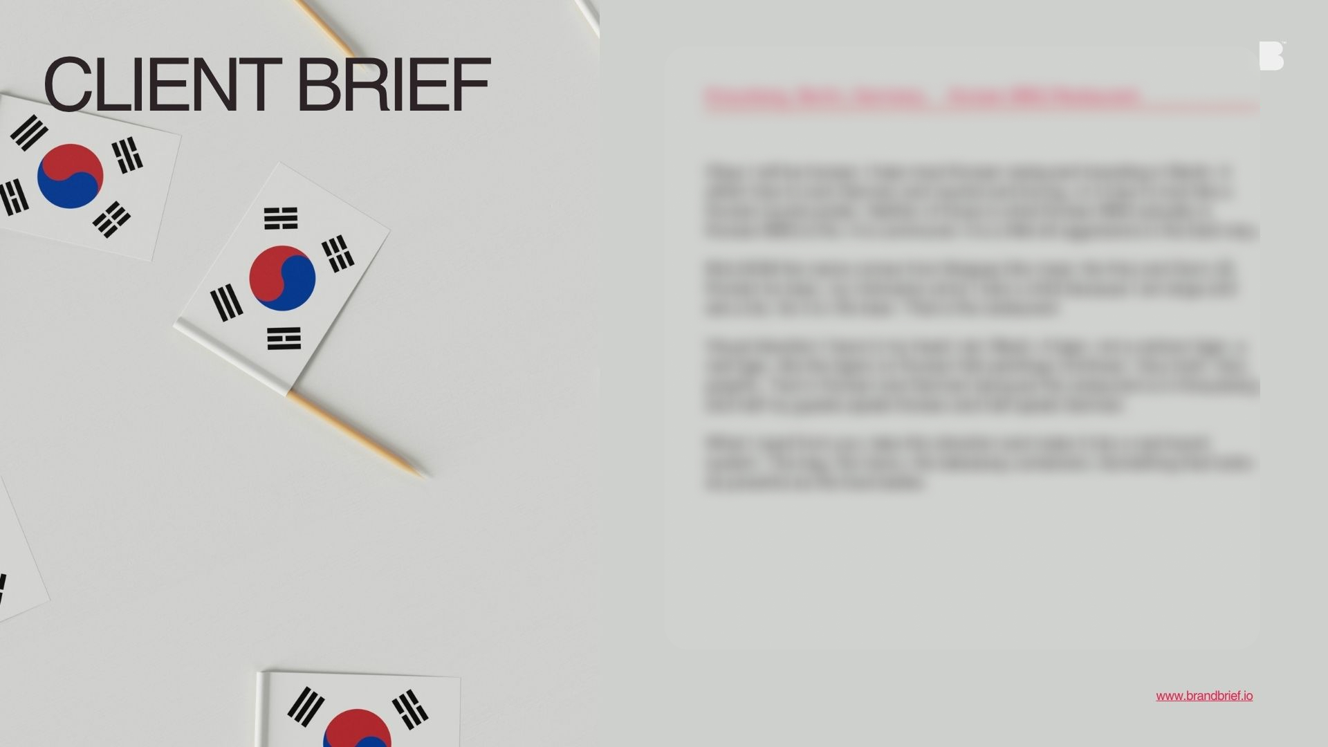 Korean BBQ Restaurant, Visual Identity & Restaurant System