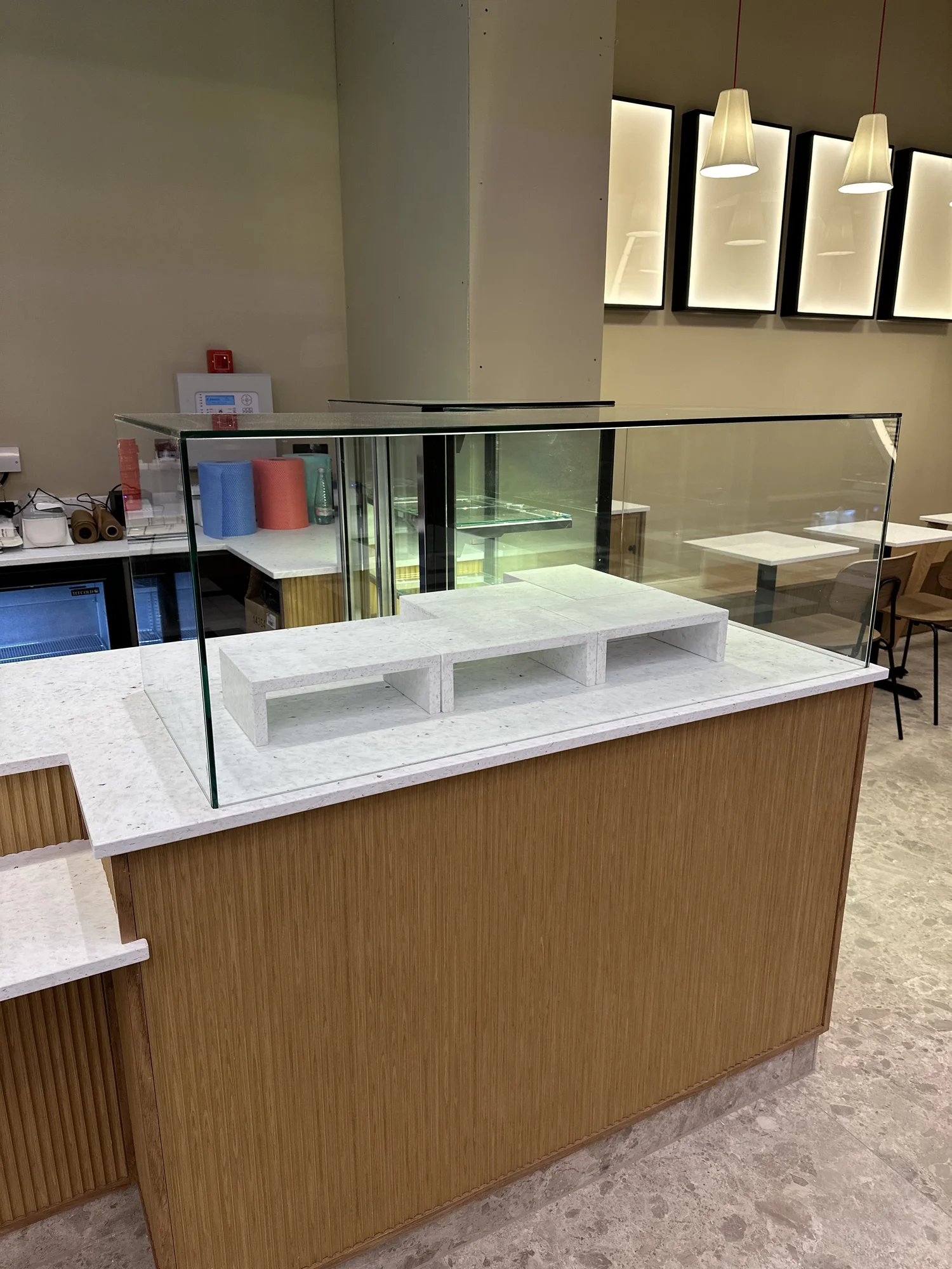 Blanch Flower café counter