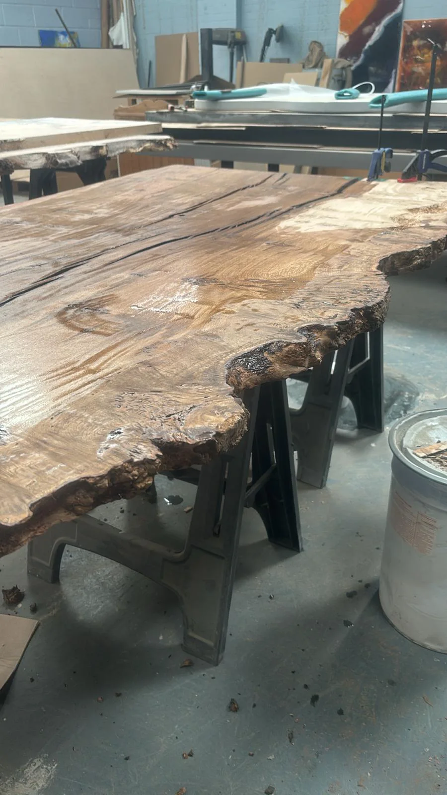Bespoke live edge table built to order