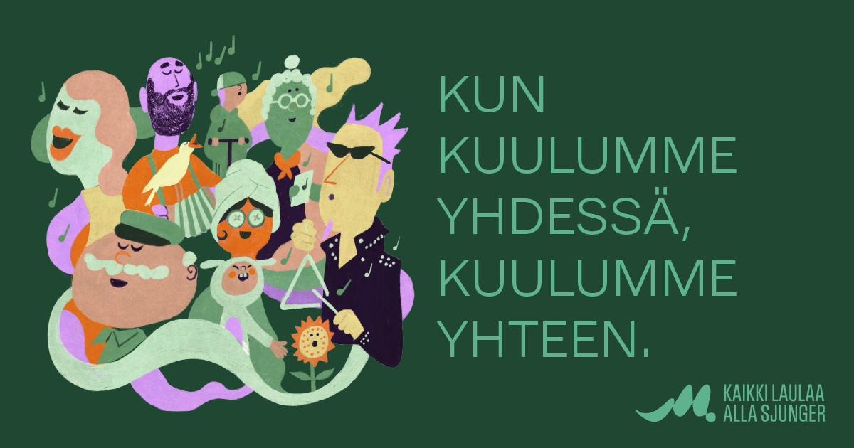 Sjunger Text Kaikki laulaa – Alla sjunger