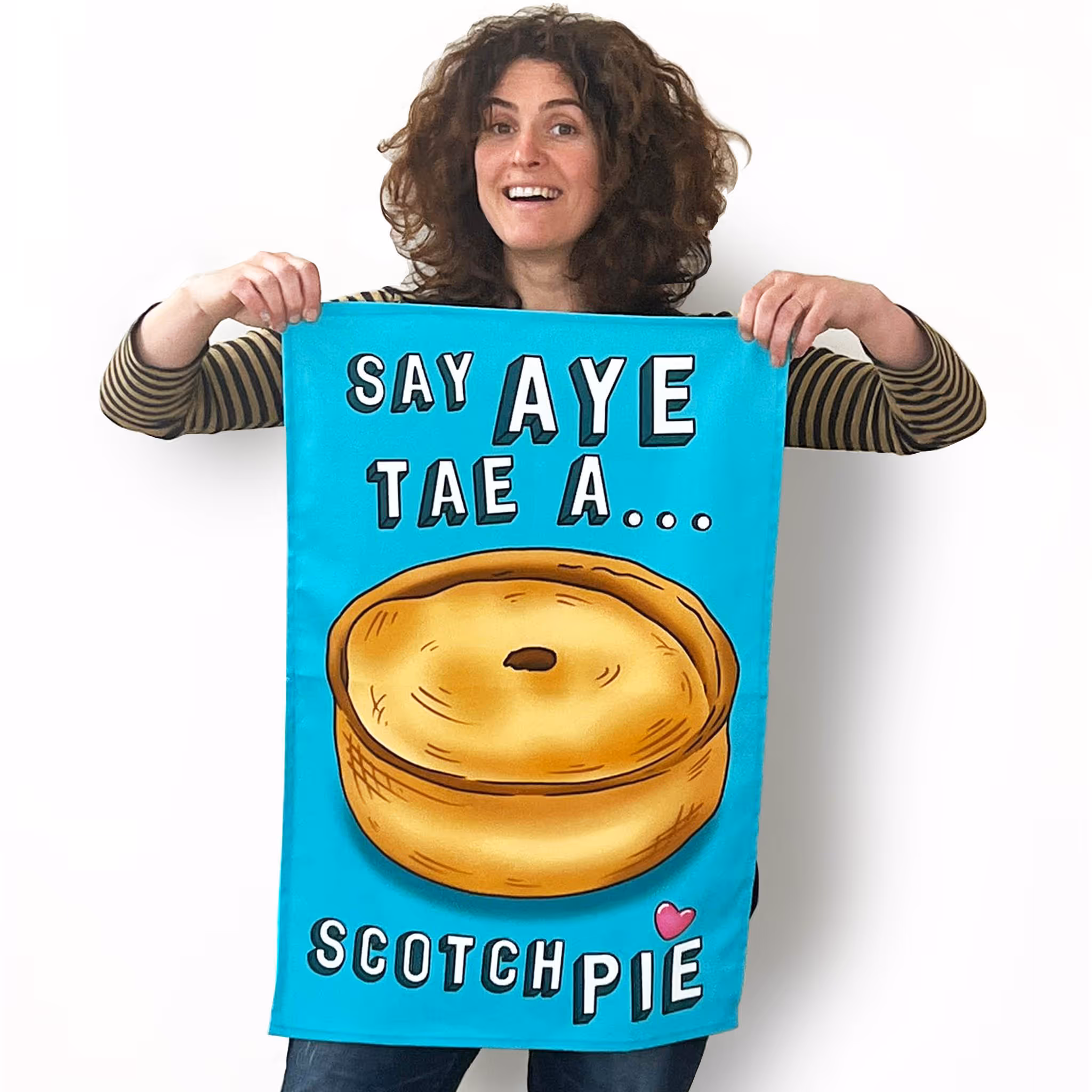 Cheryl Jones illustrated tea towel