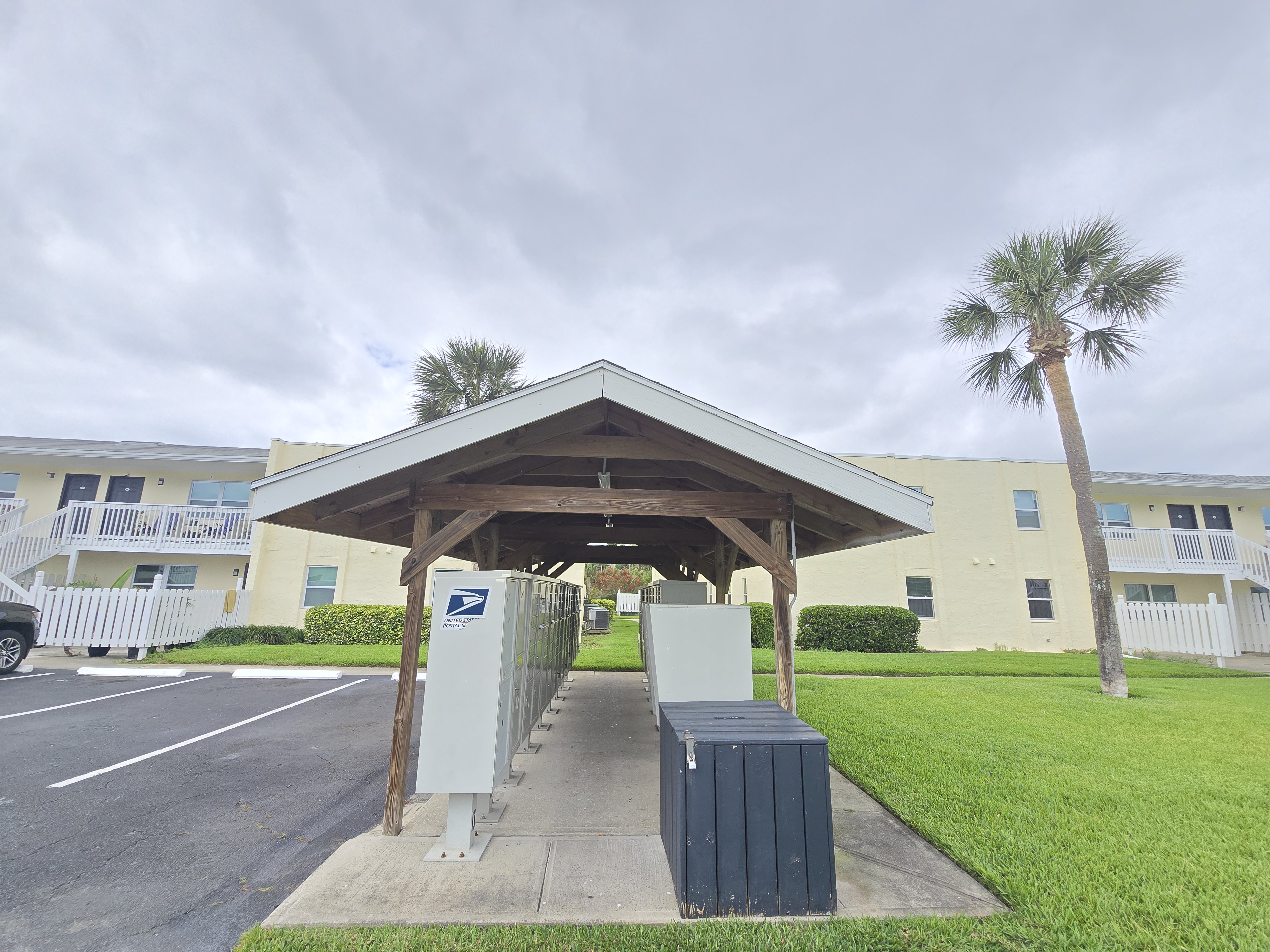 Covered mailboxes
