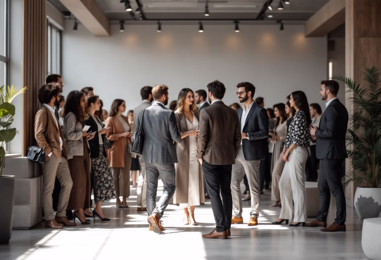 image of networking event (for a hr tech)