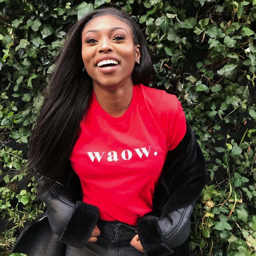 Patricia Bright is a popular youtuber who is selling merchandise for viewers.