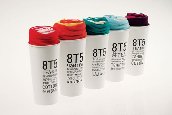 Back you clothing items into ice cream shaped packaging, they are surprisingly functional.