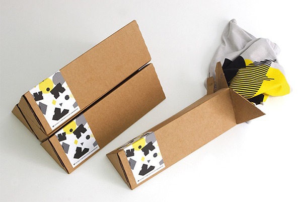 Packaging clothes the old same way but with a twist, still environmental and protected but different