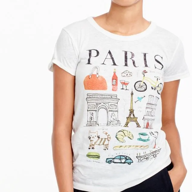 Paris, Tourist T-shirts