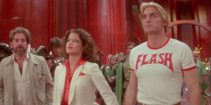 Go watch Flash Gordon and enjoy Queen soundtrack, maybe design your own Flash t shirt.