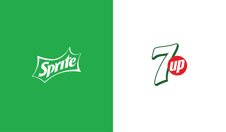 Band Colour Swap, Swapping the colour of the brands, sprite 7up band colour swap