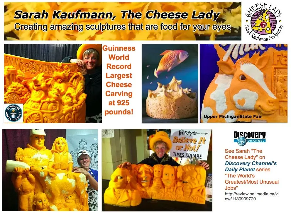 Looking for edible sculptures? Cheese sculpting is excellent as folks will have the ability to eat it afterwords.