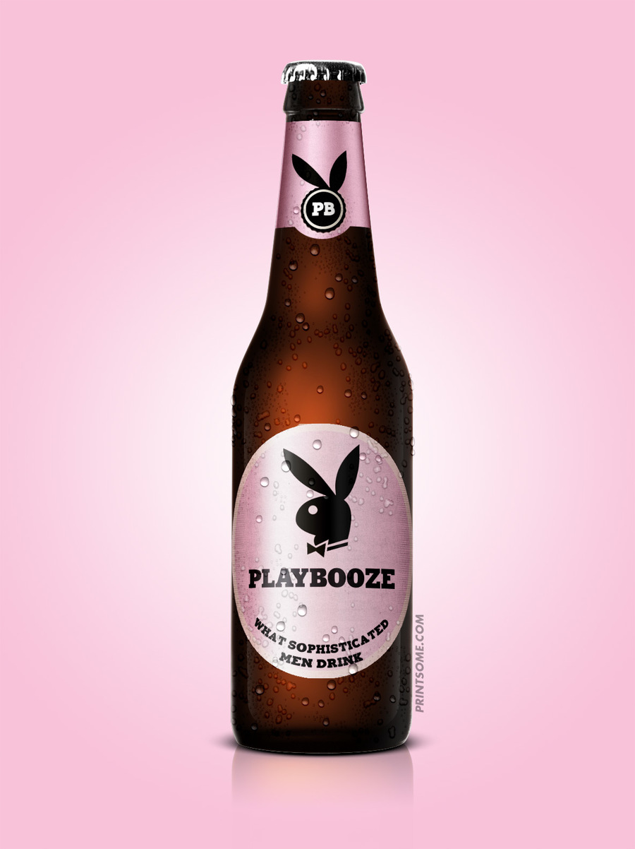 Playbooze, beer bottles