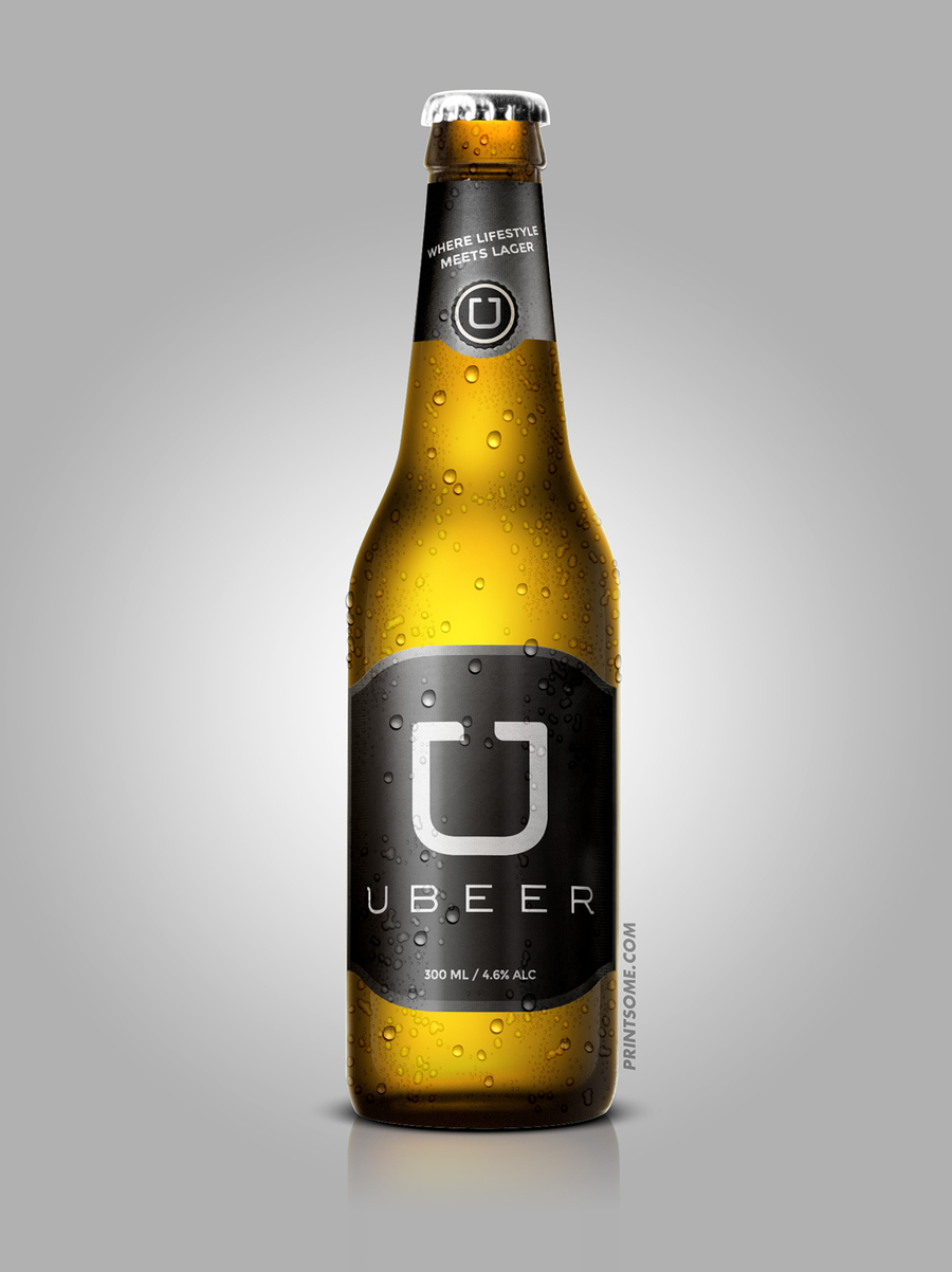 Ubeer, beer bottles