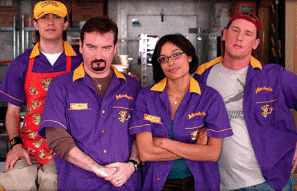 Purple yellow combination hmm. If you can afford a custom uniforms don't spend your budget on this colour combo, contact us first we can help with the design.