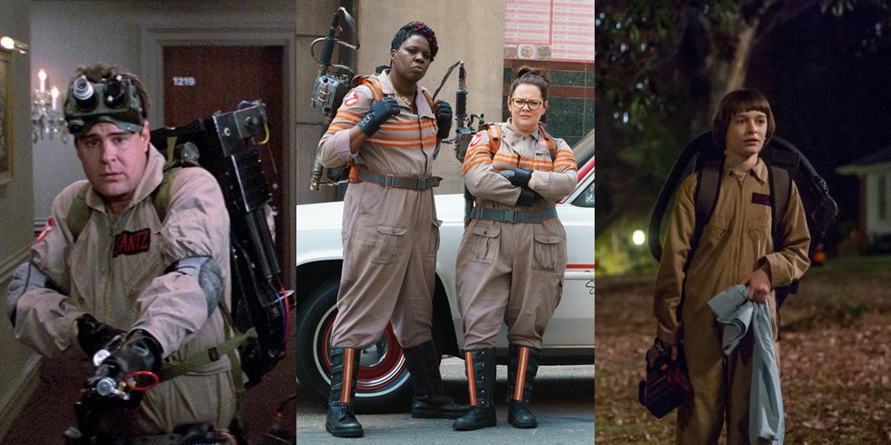 Fictional workwear or uniform design from Ghostbusters. Create your own garment from range of possible options.