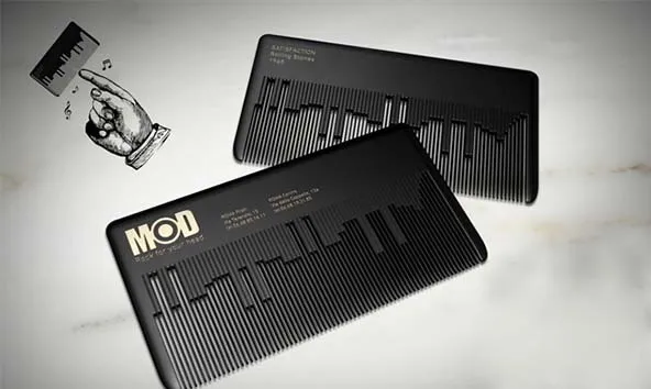 Own business card that is actually premium feel comb. Different kind of printed business cards.