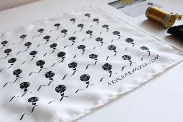 Create your own pocket square business card, just star of rom blank canvas go from there.