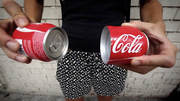 Coca Cola, Coke, Coca-cola, marketing, split a can, share a can, debranding, coca-cola classic, coke classic, coca-cola vending machine, coca-cola wearable movie, t-shirt printing, marketing agency, marketing agencies, t-shirt printing London, Printsome blog