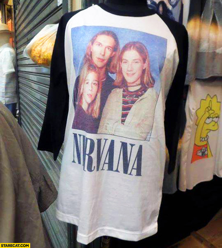 nirvana hanson t shirt trolling fail on a custom t shirt.