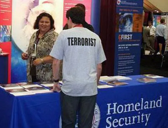 Custom t shirt printing can range from dog to kids photos to very controversial ones like this one.