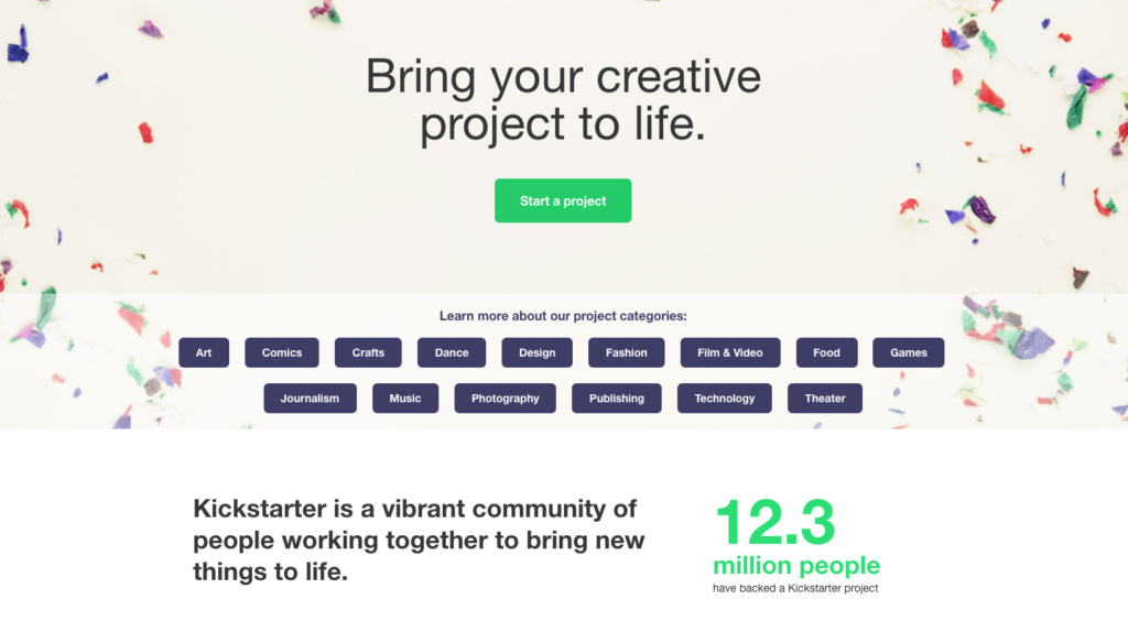 Kiscktarter Screengrab