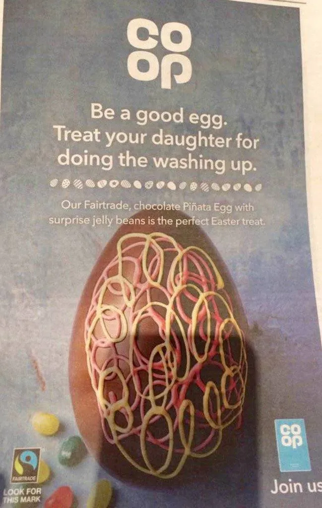 co-op, marketing fail, easter egg