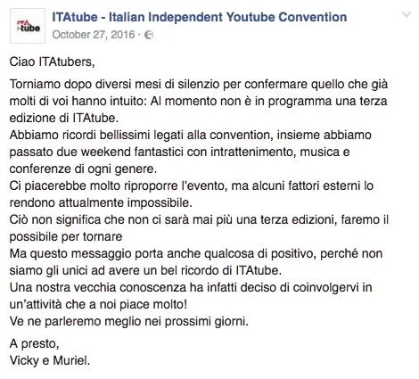 youtube events - itatube